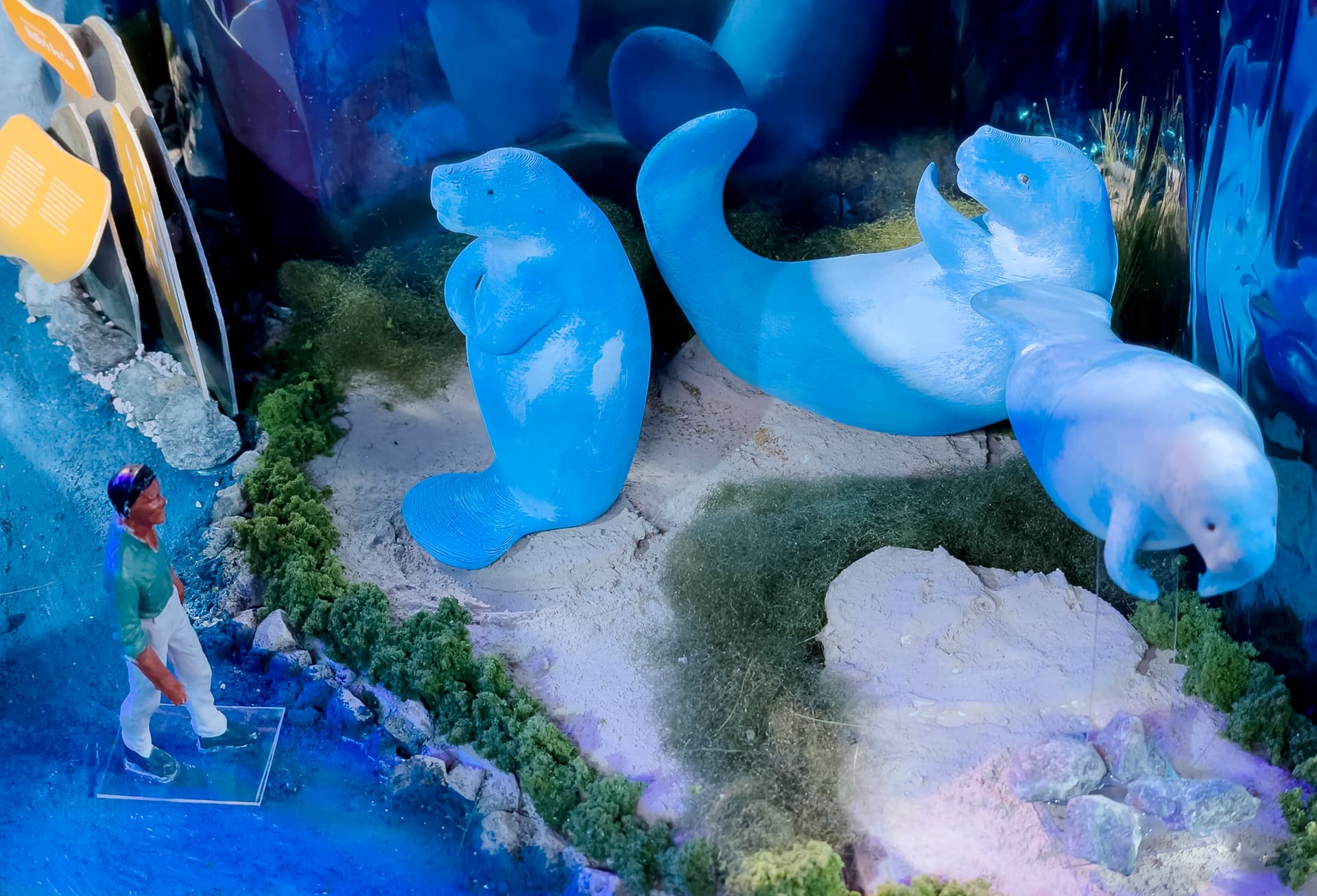 Zone 1 - dugong sculptures