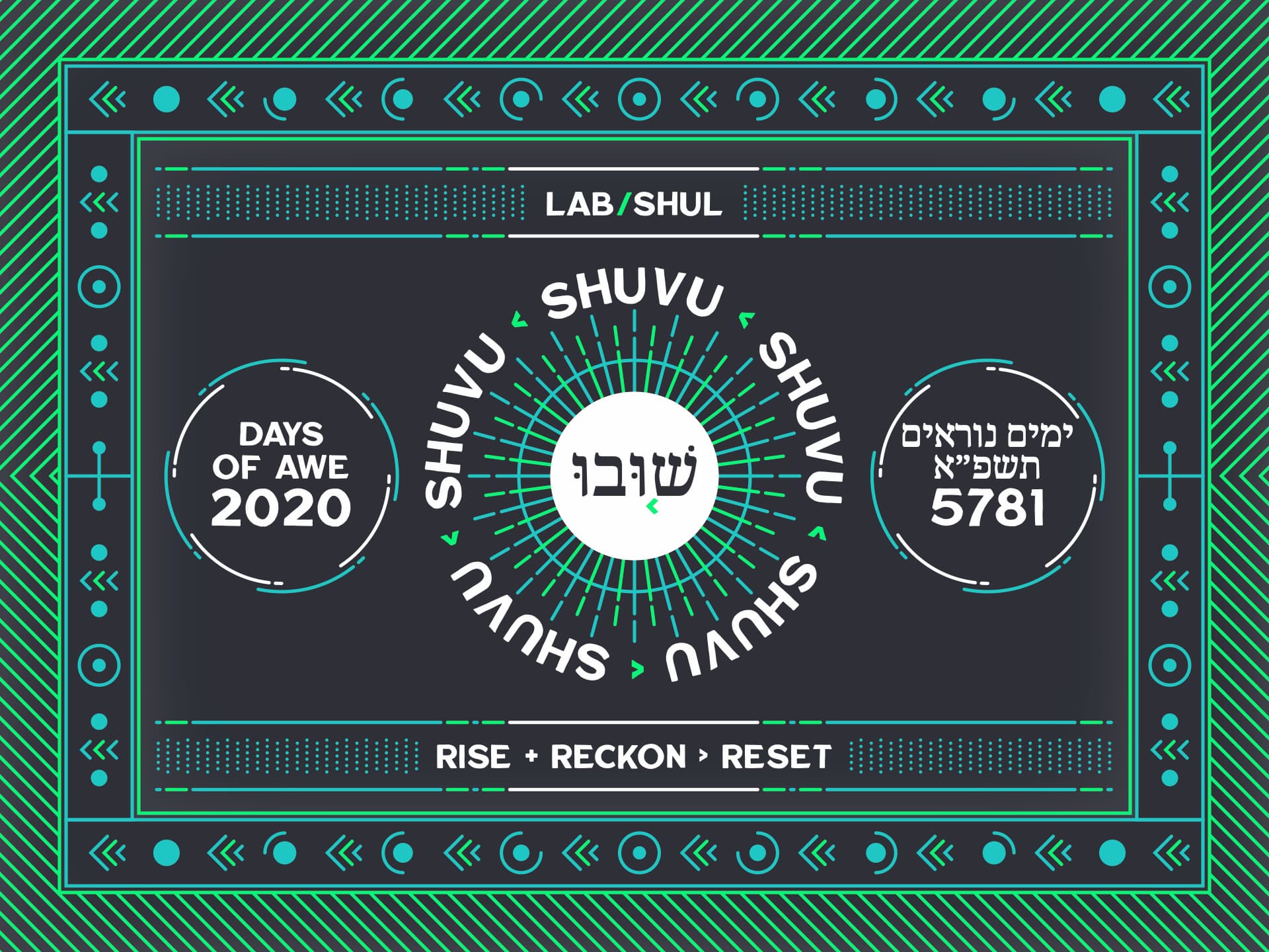 Lab/Shul Shuvu: 5781 Days of Awe